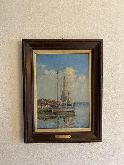 Martin Monnickendam (1874-1943) - Hafenszene in den, Antiek en Kunst, Kunst | Schilderijen | Klassiek