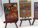 Pokémon - 3 Graded card - Charizard 3 Alternate art - PSA 8, Nieuw