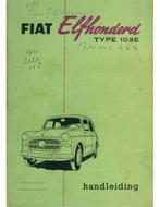 1958 FIAT 1100 SEDAN INSTRUCTIEBOEKJE NEDERLANDS, Ophalen of Verzenden
