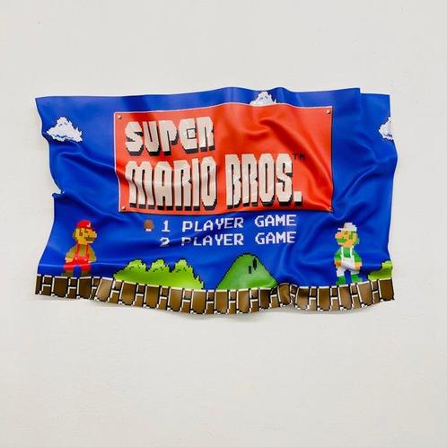 Soyz Bank (1988) - Super Mario Bros Start Screen, Antiek en Kunst, Kunst | Schilderijen | Modern