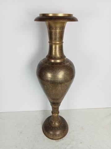 Balustervaas -  Baluster-vorm  - Messing - reusachtig
