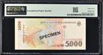 Roumanie. - 5000 Lei - 1998 - Specimen - Pick 107as (Sans