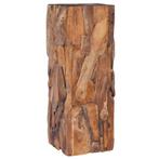 vidaXL Bijzettafel 30x30x80 cm massief teakhout, Huis en Inrichting, Tafels | Bijzettafels, Verzenden, Nieuw