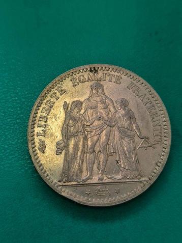 France. 5 Francs 1873-K Hercule (Sans Prix de Réserve)