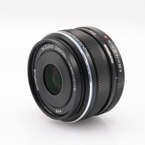 Olympus M.Zuiko Digital 17mm F/1.8 zwart occasion, Audio, Tv en Foto, Foto | Lenzen en Objectieven, Zo goed als nieuw, Verzenden