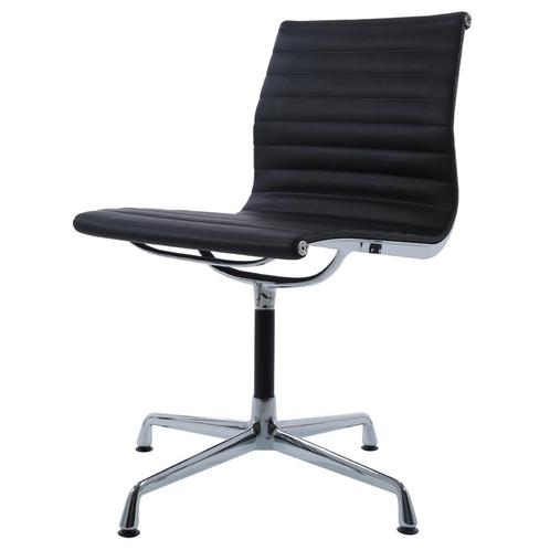 Vergaderstoel EA105 Leder zwart, Huis en Inrichting, Bureaus, Nieuw, Verzenden