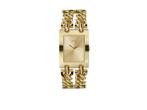 GUESS W1117L2l dames horloge 40 mm - Goudkleurig, Verzenden, Zo goed als nieuw