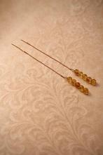 Première Qualité - Citrine - Argent 925 - Certifié - Boucles, Collections