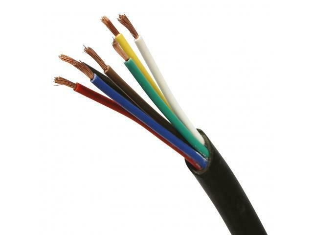Kabel 7-Aderig 1,0mm Haspel 50mtr, Auto-onderdelen, Elektronica en Kabels, Ophalen of Verzenden