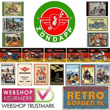 Exclusieve Cafe Pub Bord / Wandbord - Zundapp - Kreidler - P beschikbaar voor biedingen