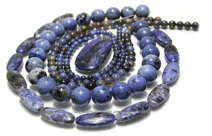 Dumoritriet kralen / edelsteen kralen / zelf sieraden maken, Hobby en Vrije tijd, Kralen en Sieraden maken, Kraal, Nieuw, Verzenden