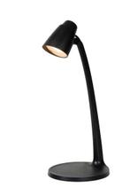 Lucide LUDO - Bureau of nachtkastlamp 4,5W 3000K Zwart, Huis en Inrichting, Lampen | Tafellampen, Verzenden, Nieuw, Kunststof