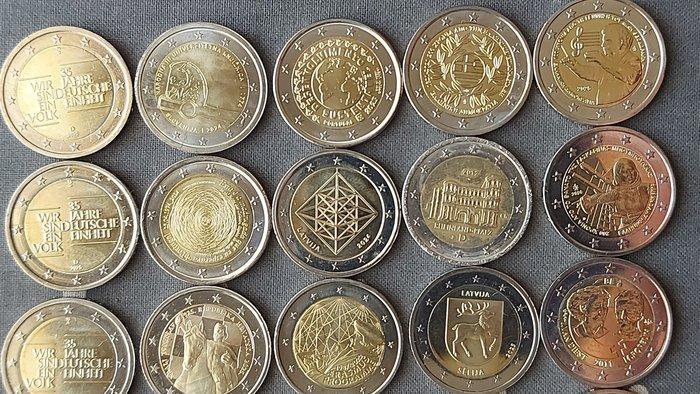 Europa. 2 Euro 2011/2025 (20 moedas) (Zonder Minimumprijs), Postzegels en Munten, Munten | Europa | Euromunten