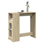 vidaXL Bartafel met rekken 101x40x103,5 cm hout sonoma, Huis en Inrichting, Verzenden, Nieuw