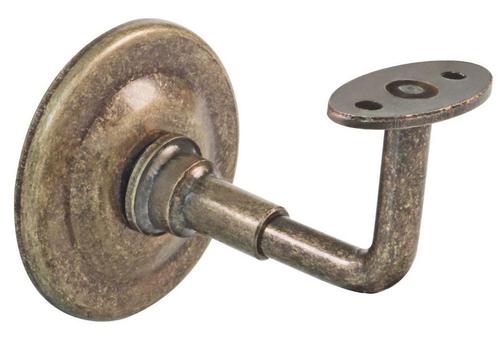 Leuninghouder blind staal antiek brons, Doe-het-zelf en Bouw, Hang- en Sluitwerk, Klink of Kruk, Nieuw, Overige materialen