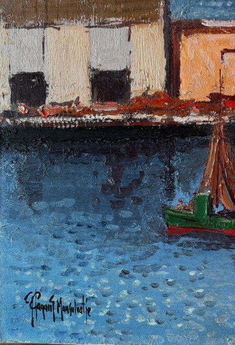 Jordi Pagans i Montsalvatje (1932–2017) - Puerto de, Antiek en Kunst, Kunst | Schilderijen | Klassiek