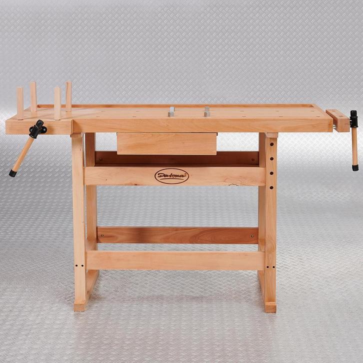 Datona Houten werkbank met 2 bankschroeven - extra sterk -, Doe-het-zelf en Bouw, Werkbanken, Ophalen of Verzenden