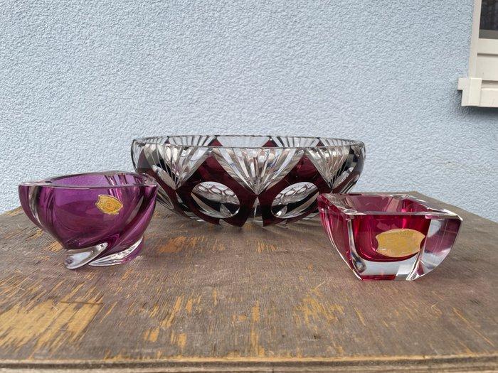 Val Saint Lambert - Kom (3) - Glas, Antiek en Kunst, Antiek | Glaswerk en Kristal