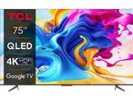 Tcl -   75 Qled Smart 4k (2023) - Zwart, Audio, Tv en Foto, Overige merken, Verzenden, Nieuw, 100 cm of meer