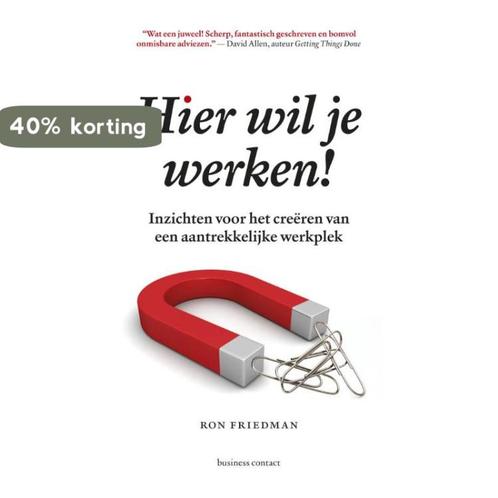 De ideale werkgever 9789047009016 Ron Friedman, Boeken, Economie, Management en Marketing, Gelezen, Verzenden