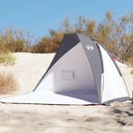 vidaXL Tente de plage gris 268x223x125 cm 185T polyester, Caravans en Kamperen