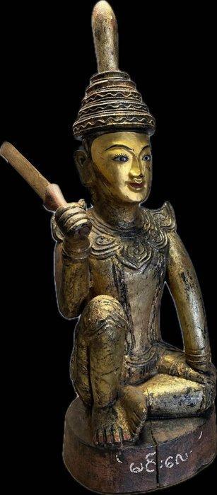 Birmese Nat 64.5 cm - Myanmar, Antiek en Kunst, Kunst | Niet-Westerse kunst