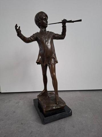 George Frampton - Beeld, Peter Pan bronze statue Kensington