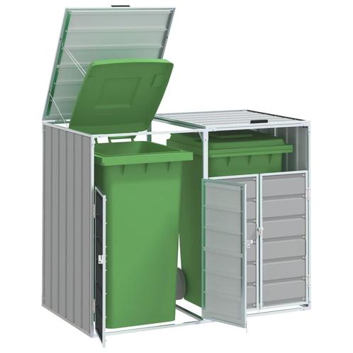 vidaXL Containerberging voor 2 containers 144x81x113 cm, Doe-het-zelf en Bouw, Containers, Verzenden