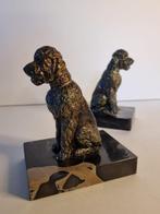 Serre-livres - art déco bookends presse-papier chien dog, Antiquités & Art