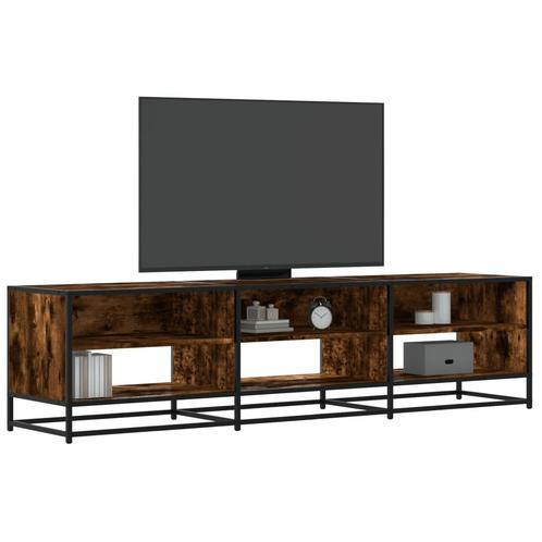 vidaXL Tv-meubel 180x40x46 cm bewerkt hout gerookt, Huis en Inrichting, Kasten |Televisiemeubels, Nieuw, Verzenden