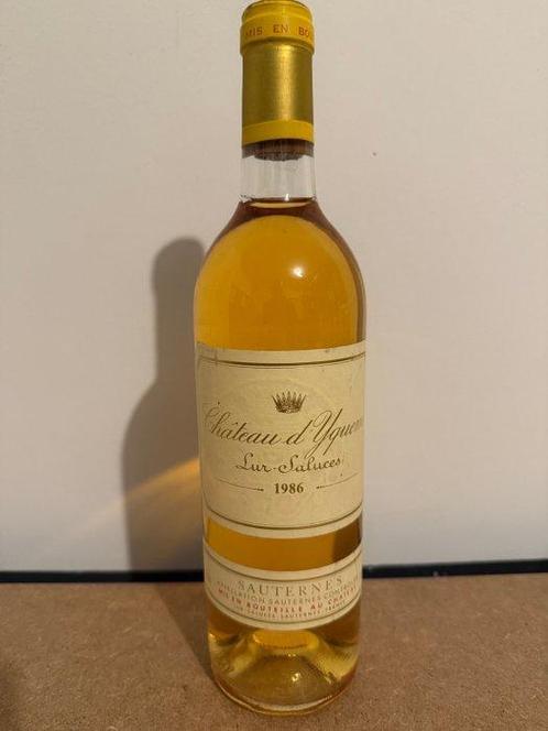 1986 Chateau dYquem - Bordeaux, Sauternes 1er Cru Supérieur, Verzamelen, Wijnen