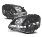 PHARES POUR VOLKSWAGEN VW POLO 9N3 05-09 DAYLIGHT FOND NOIR, Autos : Pièces & Accessoires, Éclairage, Verzenden