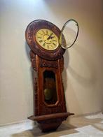 Klok - Hout, Messing - 1970-1980, Antiek en Kunst