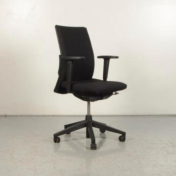 Bureaustoel Haworth D3974P - Zwart - Opnieuw gestoffeerd, Ophalen of Verzenden