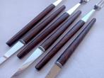 Vork (6) - Staal, Rosewood - 25 cm