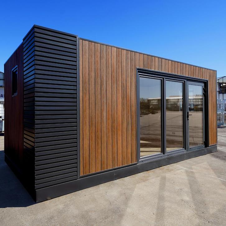 Bureelunits in de bouw - Berlijn 6x3m - Wees snel OP=OP!, Doe-het-zelf en Bouw, Bouwketen en Schaftketen, Nieuw