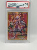 Pokémon - 1 Graded card - fa mewtwo ex breaktrough - PSA 8, Nieuw