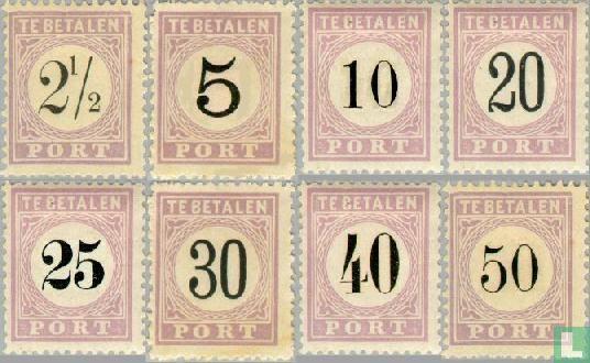 Suriname - Cijfer - 1886, Postzegels en Munten, Postzegels | Suriname, Postfris, Verzenden