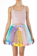 Tutu Pastel Regenboog Petticoat M L Tule Rokje Rok Doorschij, Kleding | Dames, Ophalen of Verzenden, Nieuw