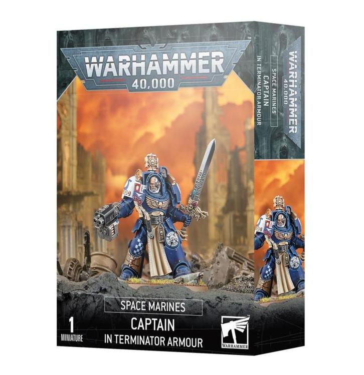 Space Marines Captain in Terminator Armour (Warhammer 40.000, Hobby & Loisirs créatifs, Wargaming, Enlèvement ou Envoi