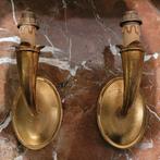 Wandkandelaar (2) - goudkleurig metaal