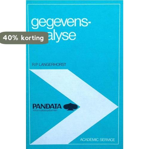 GEGEVENSANALYSE 9789062331765 R.P. Langerhorst, Boeken, Informatica en Computer, Gelezen, Verzenden
