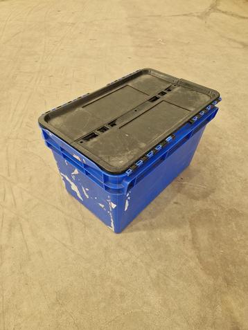 Distributiebak 600x400x374 mm 60L Nestbaar Stapelbaar blauw beschikbaar voor biedingen