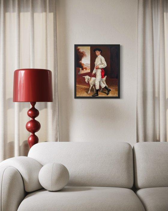 Per Vilt - Got His Goat, Antiek en Kunst, Kunst | Schilderijen | Modern