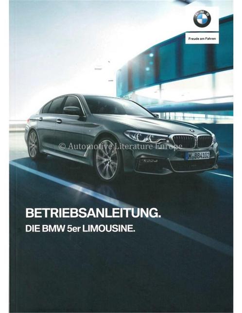 2018 BMW 5 SERIE LIMOUSINE INSTRUCTIEBOEKJE DUITS, Autos : Divers, Modes d'emploi & Notices d'utilisation