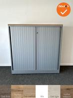 Roldeurkast - Ahrend - 120x120x45cm - Zilvergrijs met zilver, Werkplek, Ophalen of Verzenden, Gebruikt, Kast