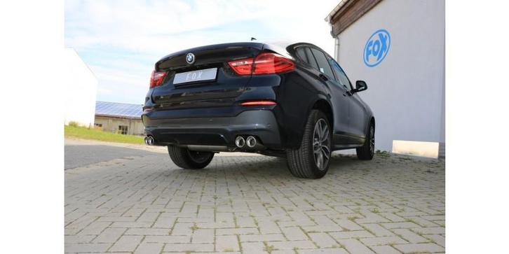 FOX BMW X4 F26 einddemper cross exit rechts/links - 2x90 typ, Autos : Pièces & Accessoires, Systèmes d'échappement, Envoi