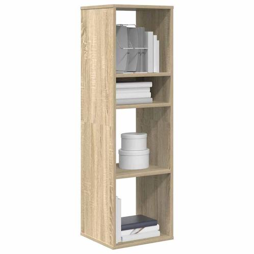 vidaXL Boekenkast 34x31x112 cm bewerkt hout sonoma, Huis en Inrichting, Kasten | Boekenkasten, Nieuw, Verzenden