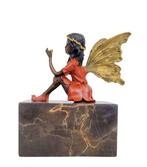 Figurine - Fee / Engel - Bronze, Marbre, Antiek en Kunst