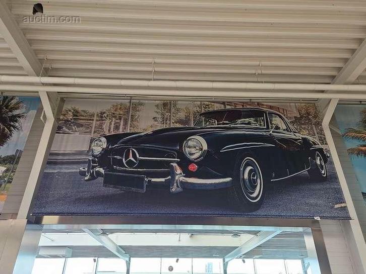 decoratieve spandoek   MERCEDES 300SL, Huis en Inrichting, Overige Huis en Inrichting, Ophalen
